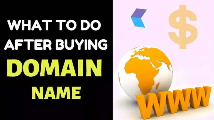 after buying a domain name what next