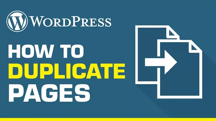 how can i duplicate a page in wordpress